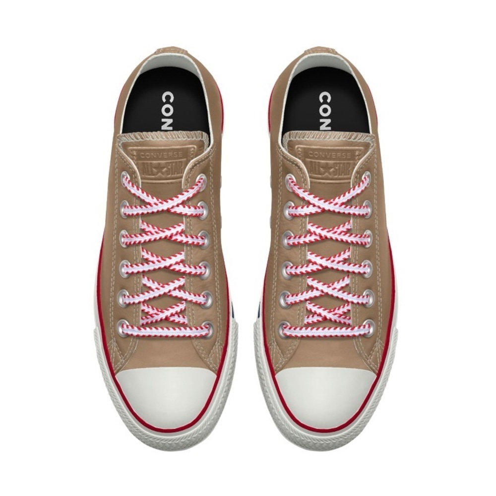 Converse Custom Chuck Taylor All Star Leather By You Low Top Sneakers W's 6